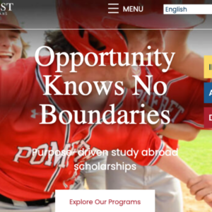 an image of the ASSIST Scholars website homepage