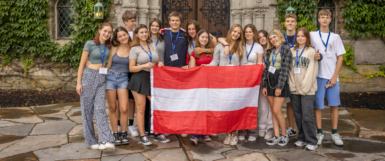 photo of Austrian students at a US Boarding school