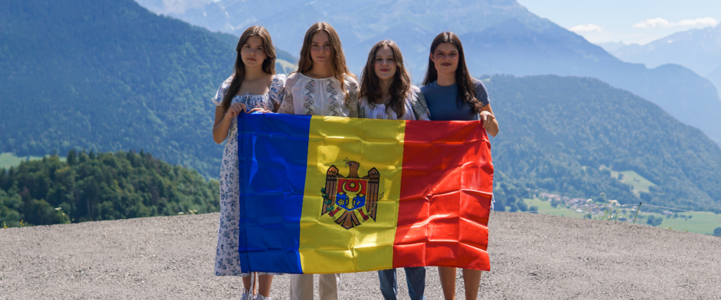 high school students from the country of Moldova who are studying on scholarship in the United States at an American Private High School